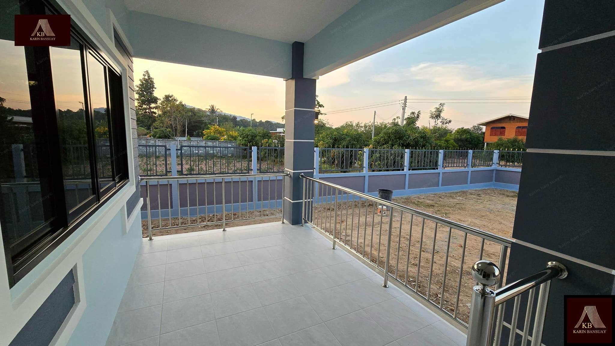 บ้านสไตล์โมเดิร์น คอนเทมโพรารี่ Modern Contemporary แบบที่ 1 - ภาพบรรยากาศโครงการที่ 6 รับสร้างบ้านอุดร