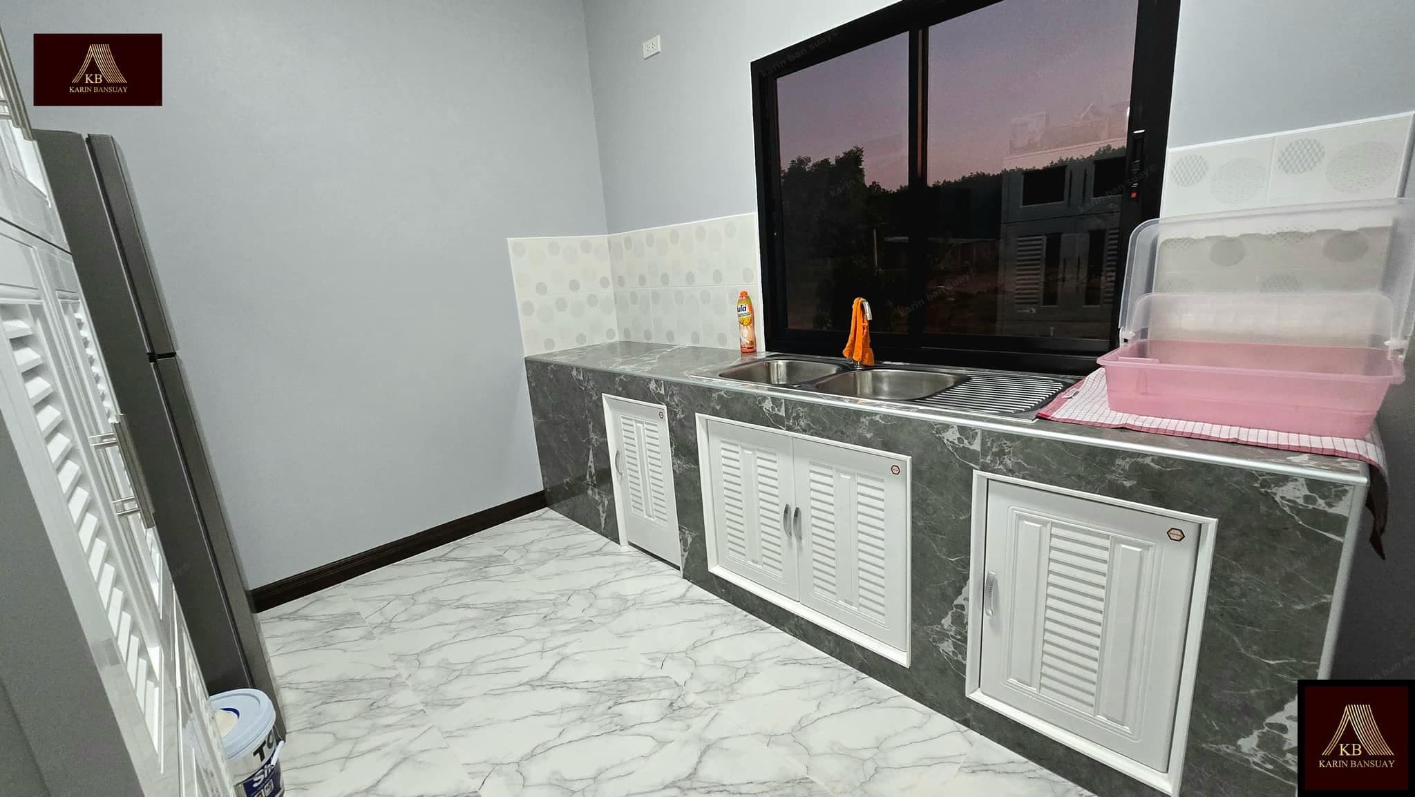 บ้านสไตล์โมเดิร์น คอนเทมโพรารี่ Modern Contemporary แบบที่ 1 - ภาพบรรยากาศโครงการที่ 12 รับสร้างบ้านอุดร