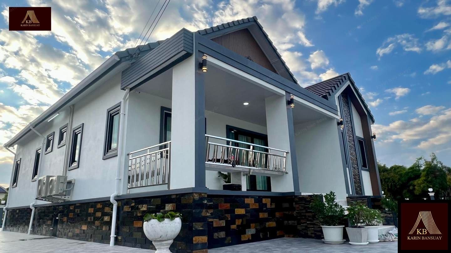 บ้านสไตล์นอร์ดิก Nordic Style แบบที่ 1 - ภาพบรรยากาศโครงการที่ 4 รับสร้างบ้านอุดร