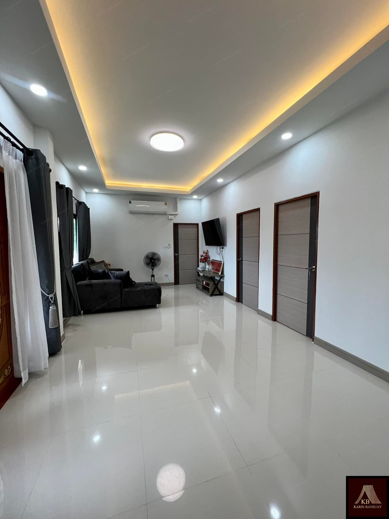 บ้านสไตล์ โมเดิร์น คอนเทมโพรารี่ Modern Contemporary แบบที่ 2 - ภาพบรรยากาศโครงการที่ 9 รับสร้างบ้านอุดร