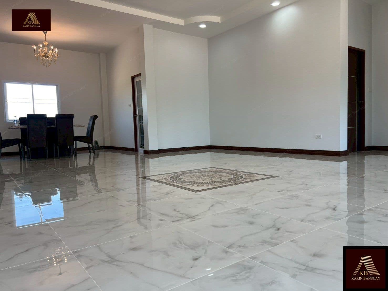 บ้านพักอาศัยชั้นเดียว สไตล์โมเดิร์น คอนเทมโพรารี่ (Modern Contemporary) - ภาพบรรยากาศโครงการที่ 5 รับสร้างบ้านอุดร