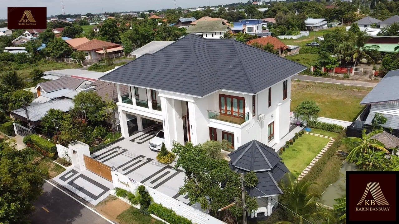 บ้านสไตล์คอนเทมโพรารี่ Contemporary แบบที่ 1 - ภาพบรรยากาศโครงการที่ 5 รับสร้างบ้านอุดร