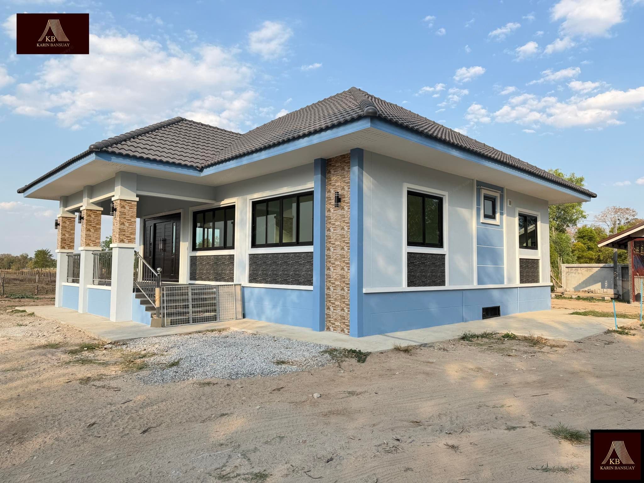 บ้านพักอาศัยชั้นเดียว สไตล์ร่วมสมัย (Contemporary) - ภาพบรรยากาศโครงการที่ 1 รับสร้างบ้านอุดร