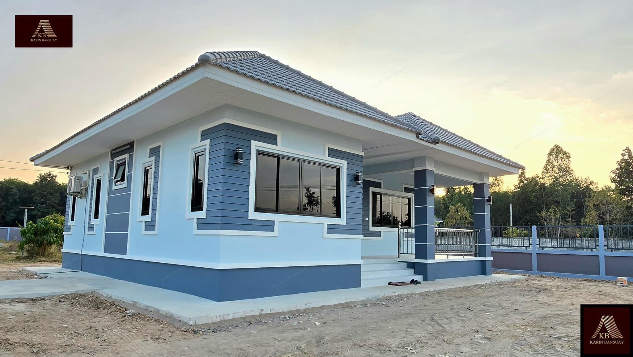 บ้านสไตล์โมเดิร์น คอนเทมโพรารี่ Modern Contemporary แบบที่ 1 - ภาพบรรยากาศโครงการที่ 3 รับสร้างบ้านอุดร