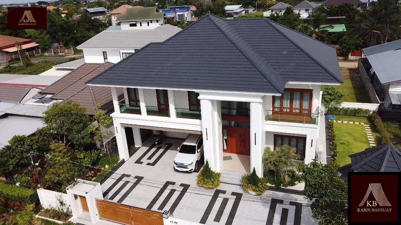 บ้านสไตล์คอนเทมโพรารี่ Contemporary แบบที่ 1 - ภาพบรรยากาศโครงการที่ 3 รับสร้างบ้านอุดร