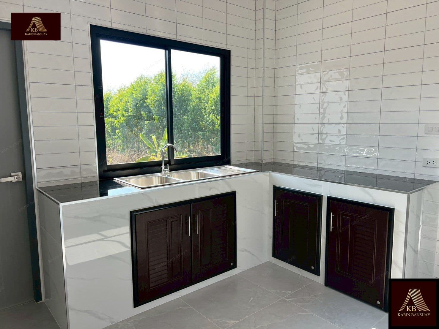 บ้านสไตล์โมเดิร์น คอนเทมโพรารี่ (Modern Contemporary) แบบที่ 4 - ภาพบรรยากาศโครงการที่ 6 รับสร้างบ้านอุดร