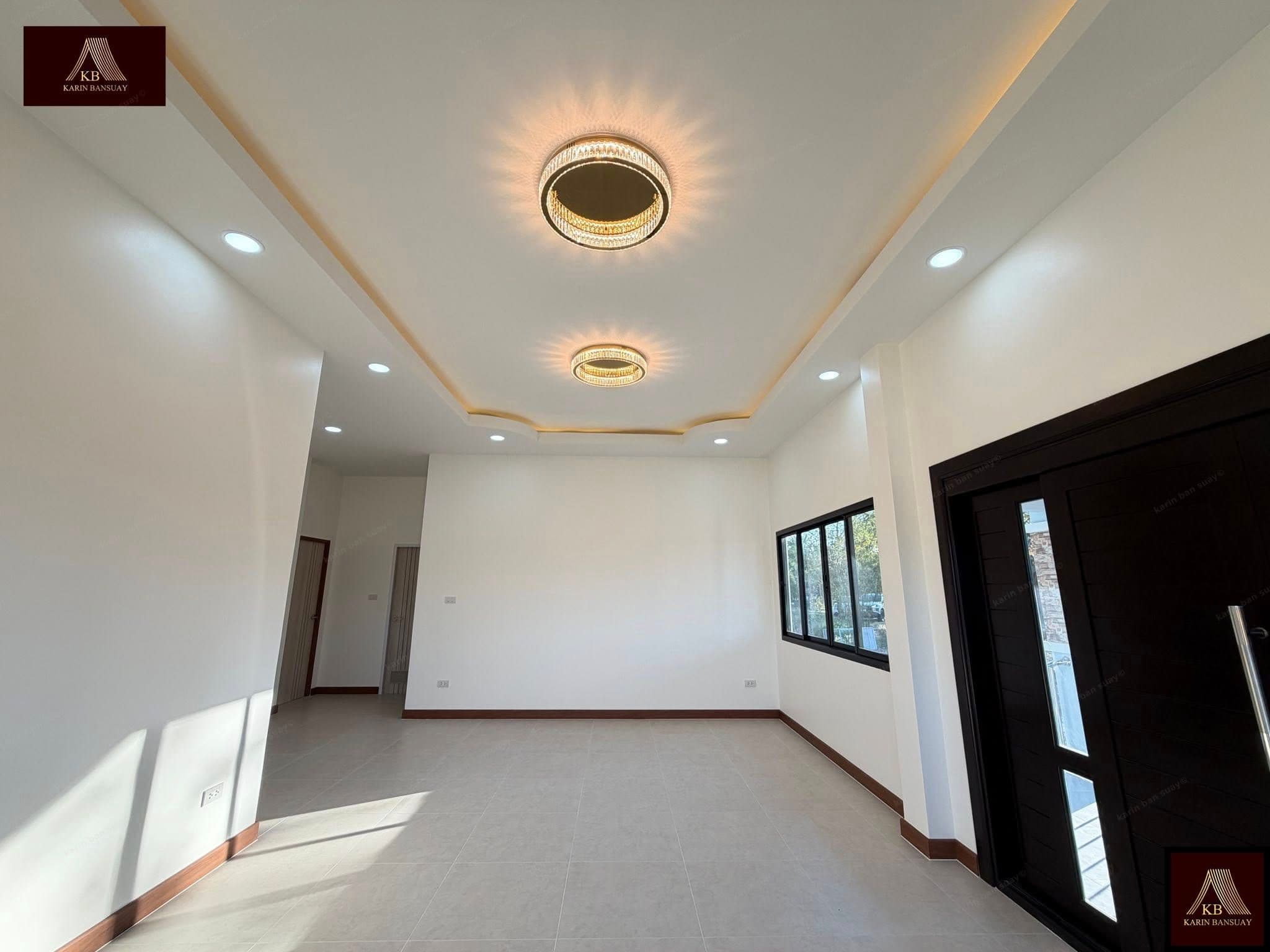 บ้านพักอาศัยชั้นเดียว สไตล์ร่วมสมัย (Contemporary) - ภาพบรรยากาศโครงการที่ 7 รับสร้างบ้านอุดร